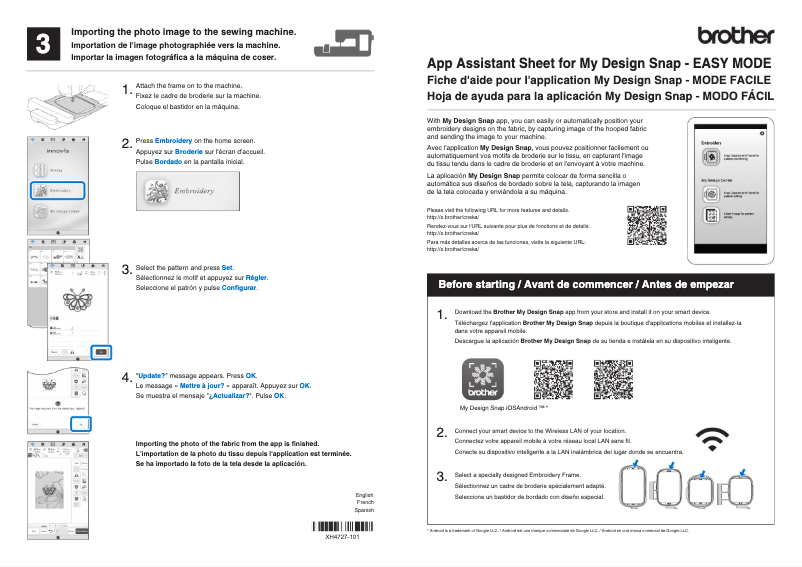 Image de la première page du manuel de l'appareil Innov-is BP3600