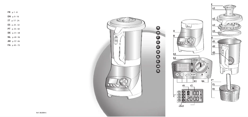 Página 1 del manual Manual de usuario Tefal Soup & Co BL9001