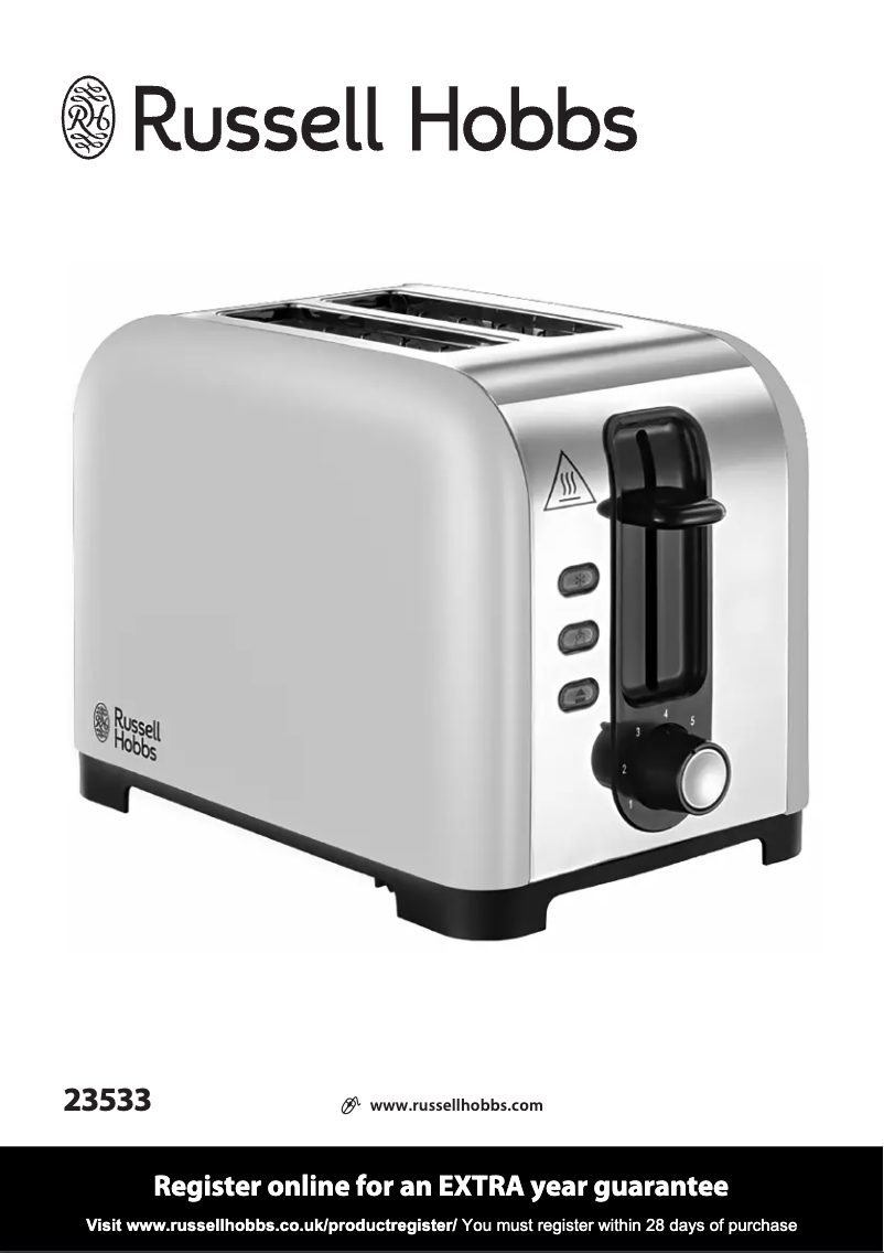 Image de la première page du manuel de l'appareil Henley Cream 23533