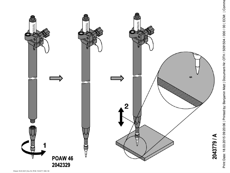 Page 1 de la notice Manuel utilisateur Hilti BC