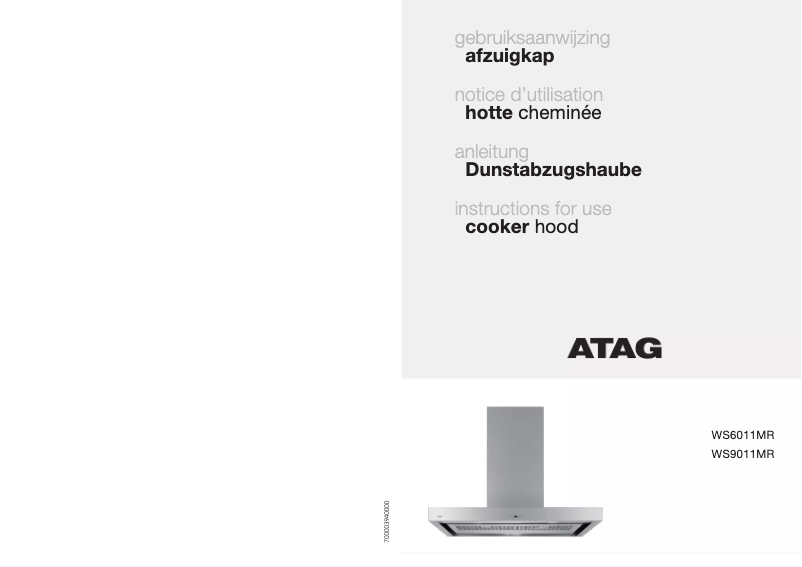 Page 1 de la notice Manuel utilisateur Atag WS6011MR