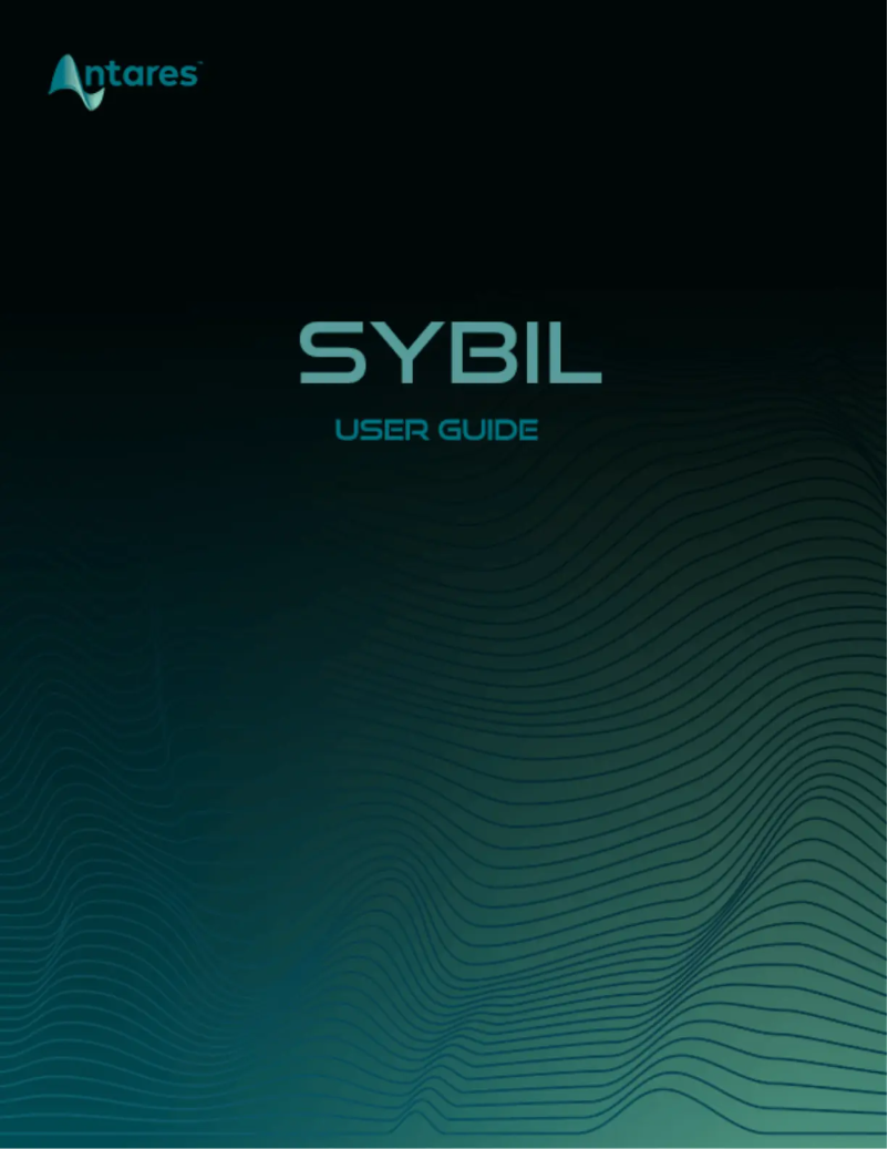 Page n°1 - Manuel utilisateur Antares SYBIL Evo