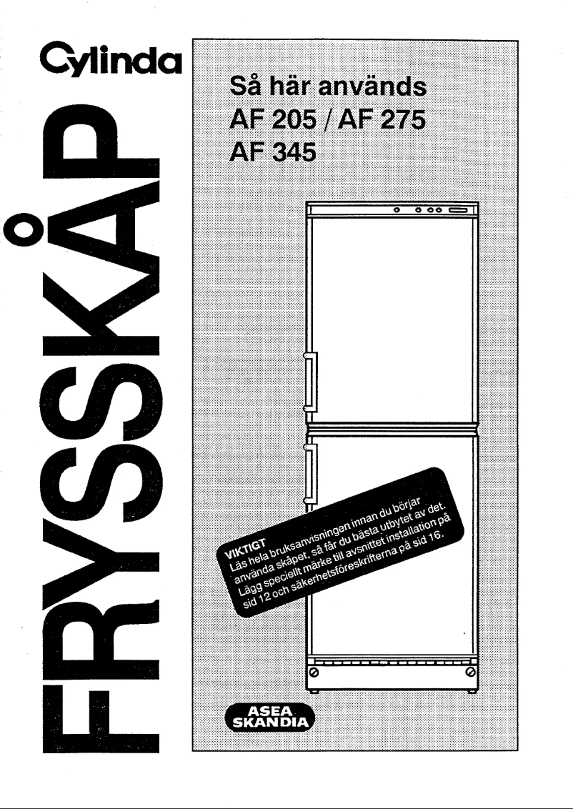 Image de la première page du manuel de l'appareil AF 345