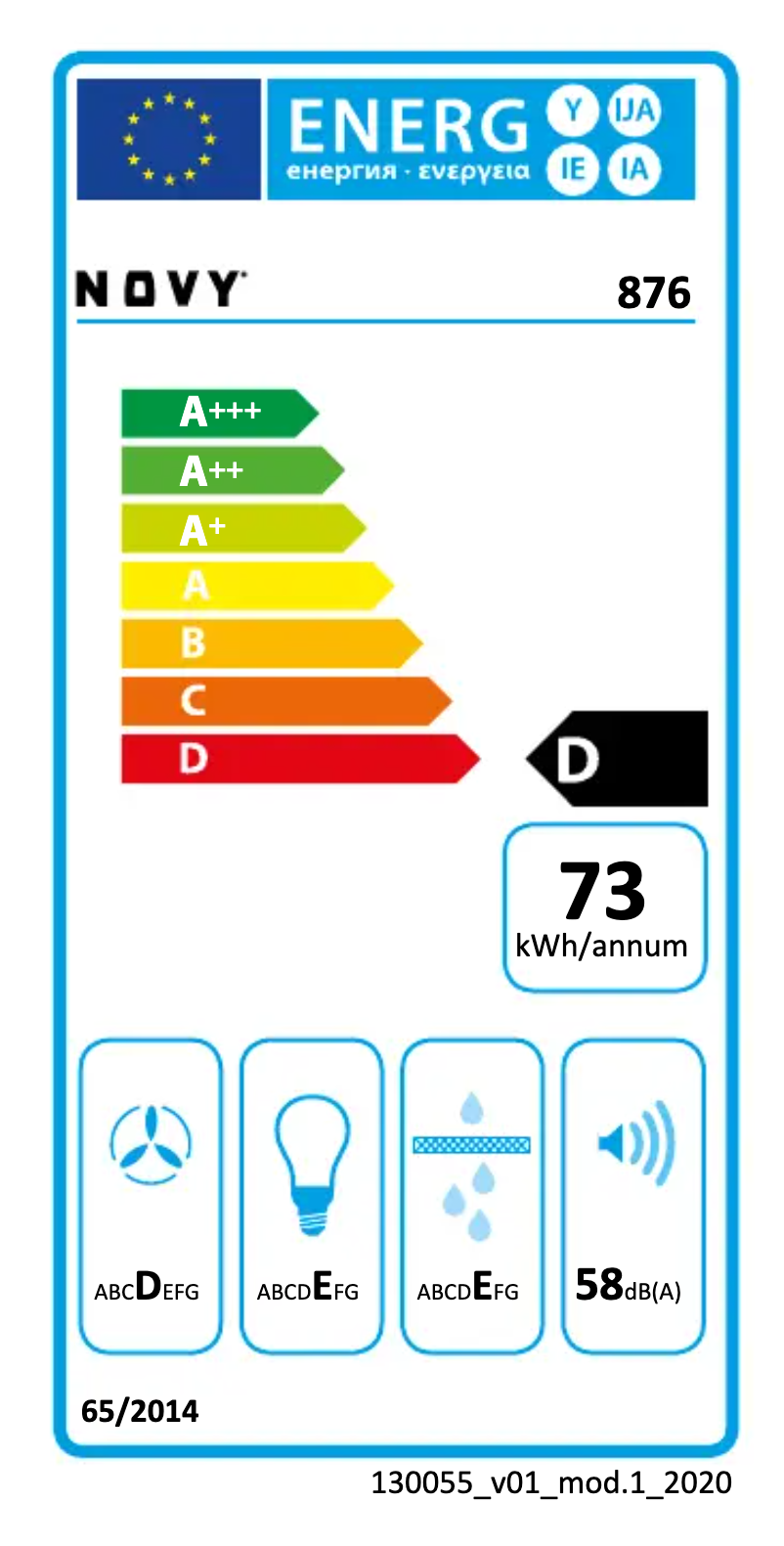 Image de la première page du manuel de l'appareil Glass'line 876