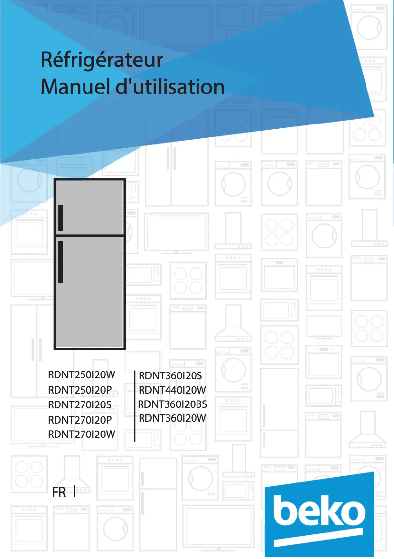 Page n°1 - Manuel utilisateur Beko RDNT360I20W