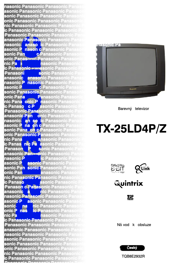 Page 1 de la notice Manuel utilisateur Panasonic TX-25LD4PZ