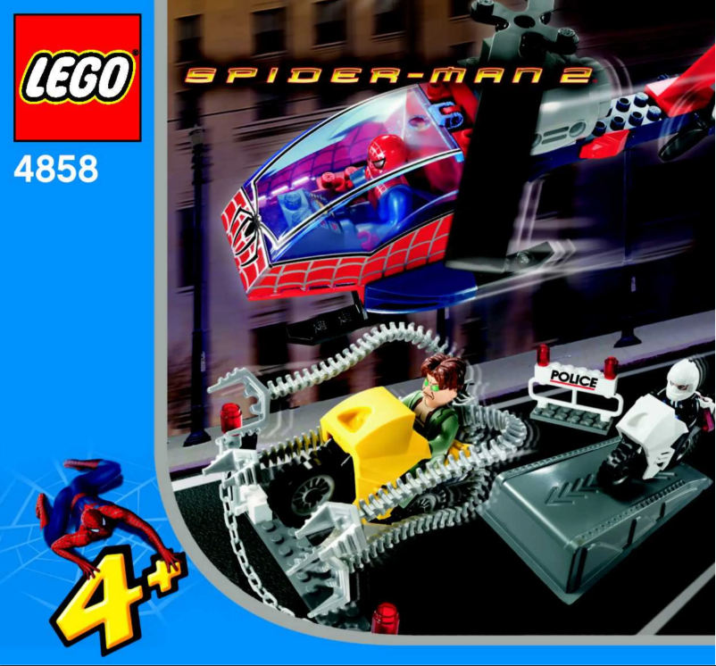 Page 1 de la notice Manuel utilisateur Lego Spiderman Co-Pack