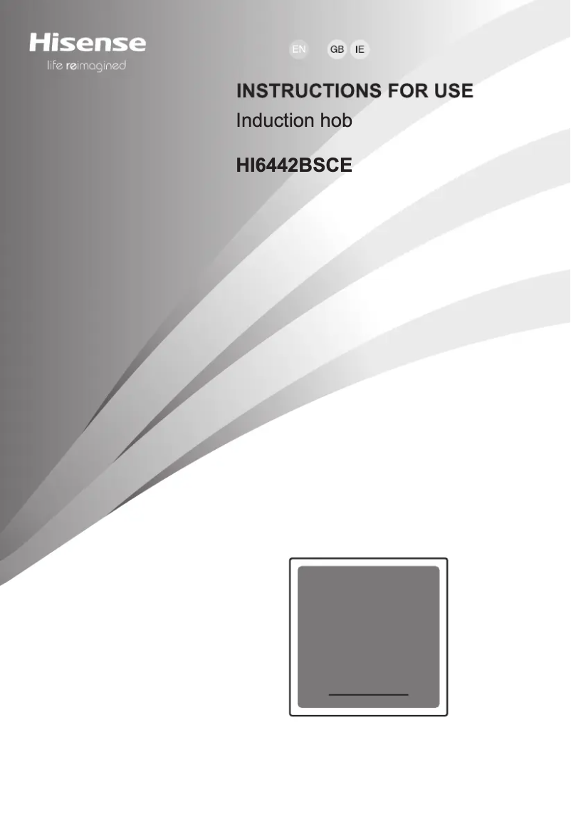 Image de la première page du manuel de l'appareil HI6442BSCE