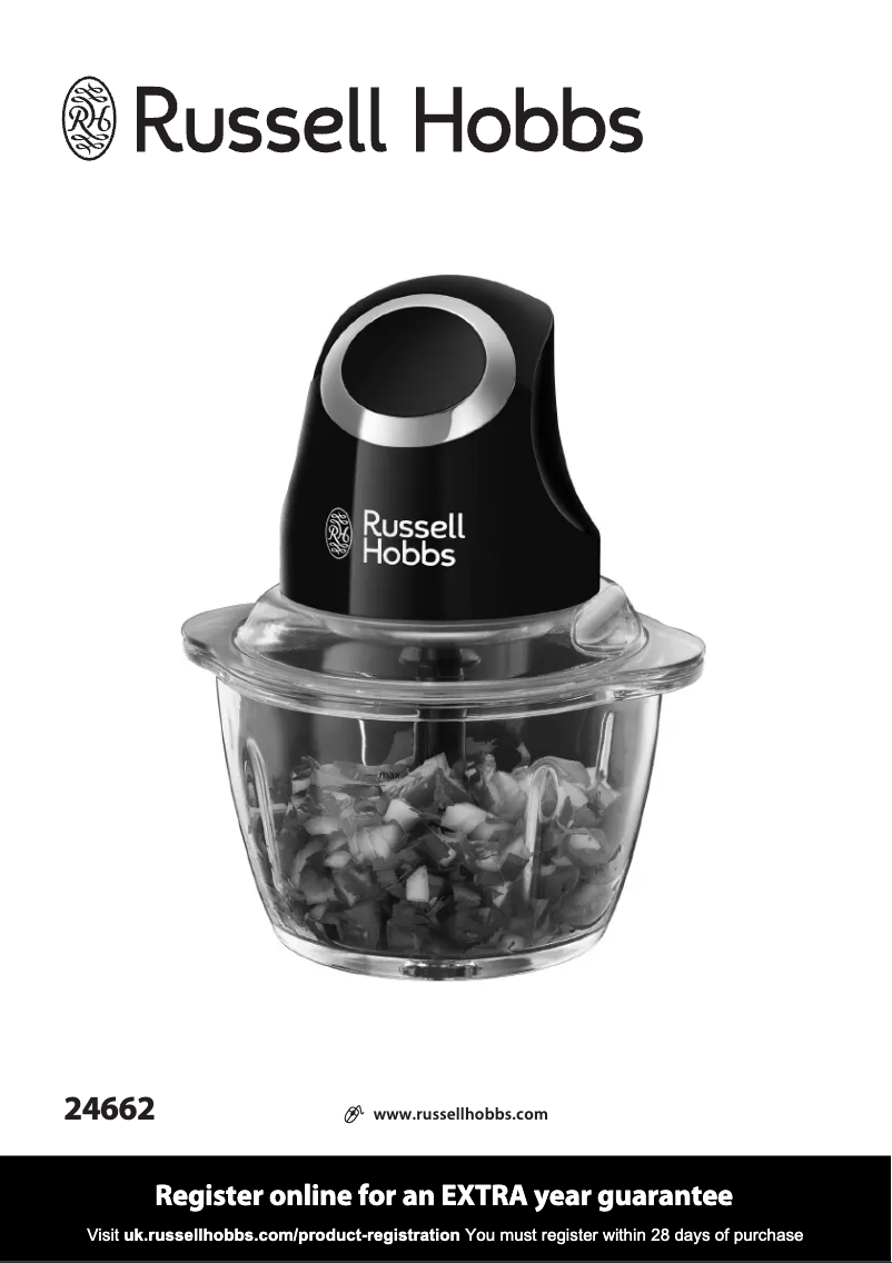 Page 1 de la notice Manuel utilisateur Russell Hobbs Desire 24662