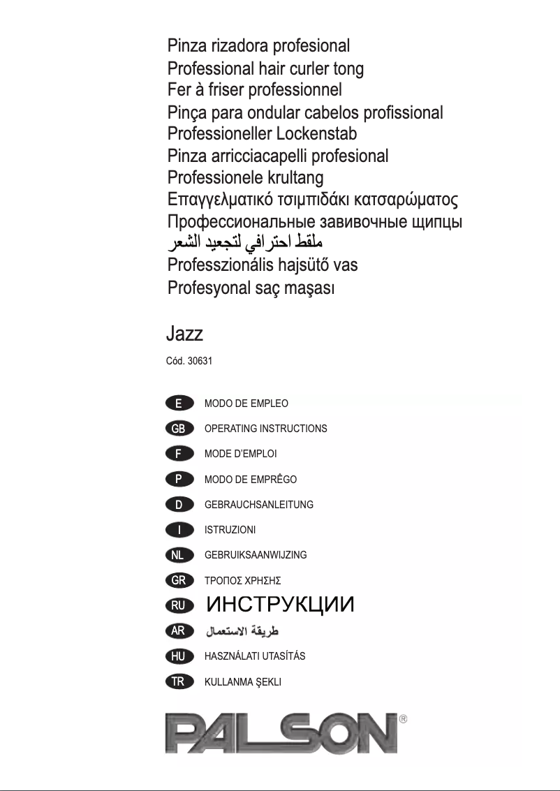 Página 1 del manual Manual de usuario Palson Jazz