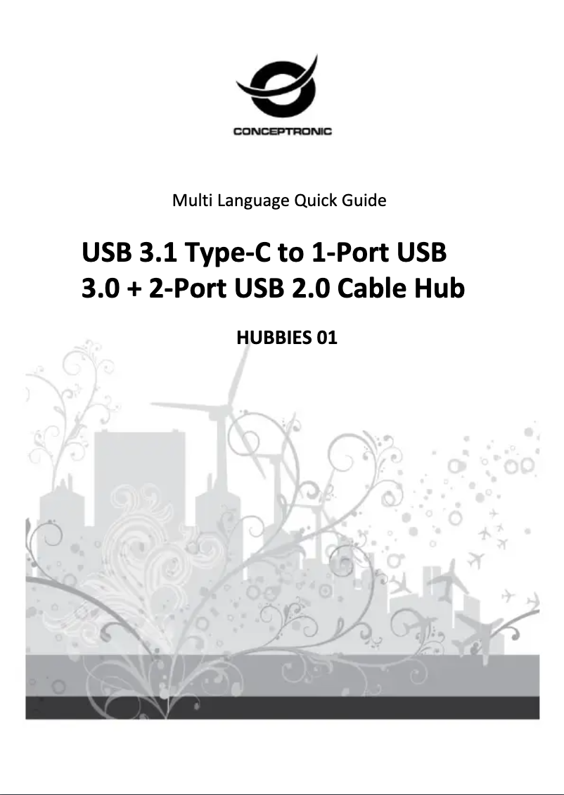 Image de la première page du manuel de l'appareil HUBBIES01G