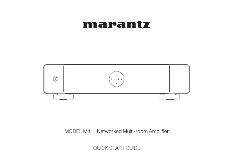 Page 1 de la notice Manuel utilisateur Marantz MODEL M4