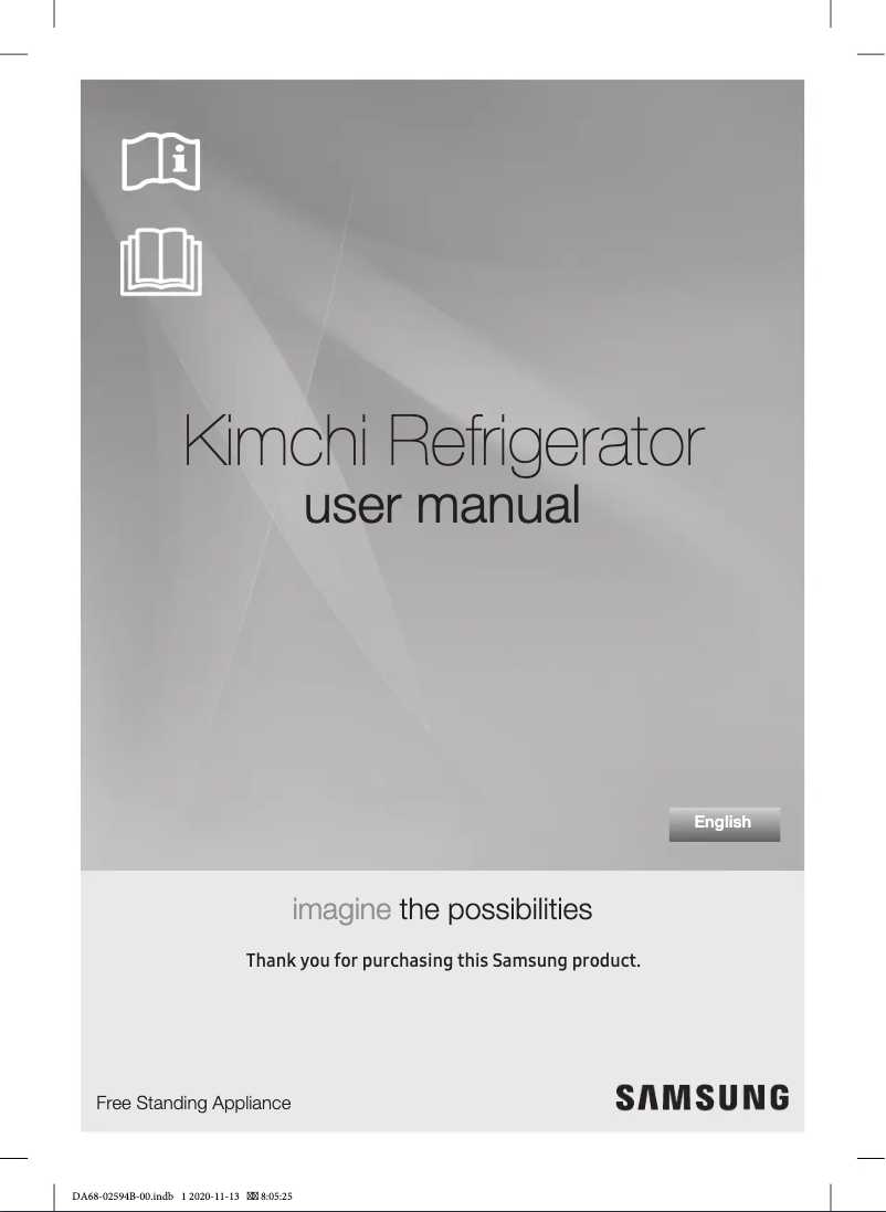 Image de la première page du manuel de l'appareil RP22T31137Z