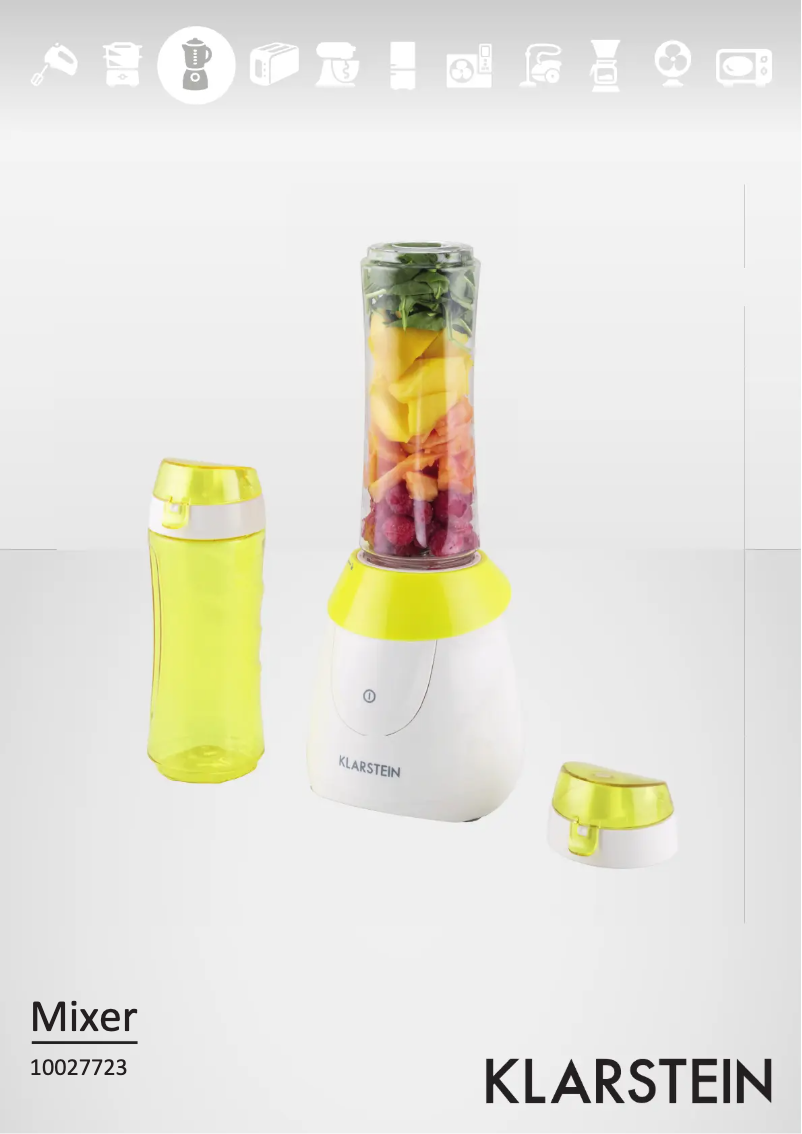 Page 1 de la notice Manuel utilisateur Klarstein 10028927