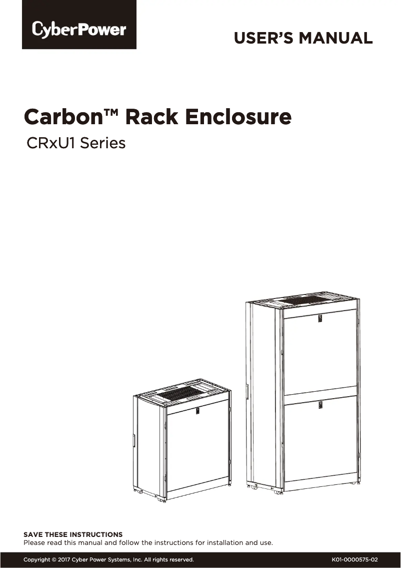 Página 1 del manual Manual de usuario CyberPower CR24U11001