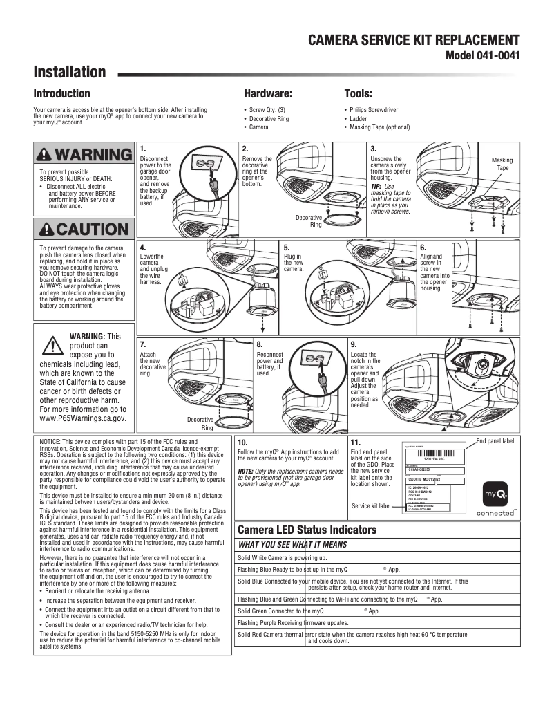 Image de la première page du manuel de l'appareil 041-0041