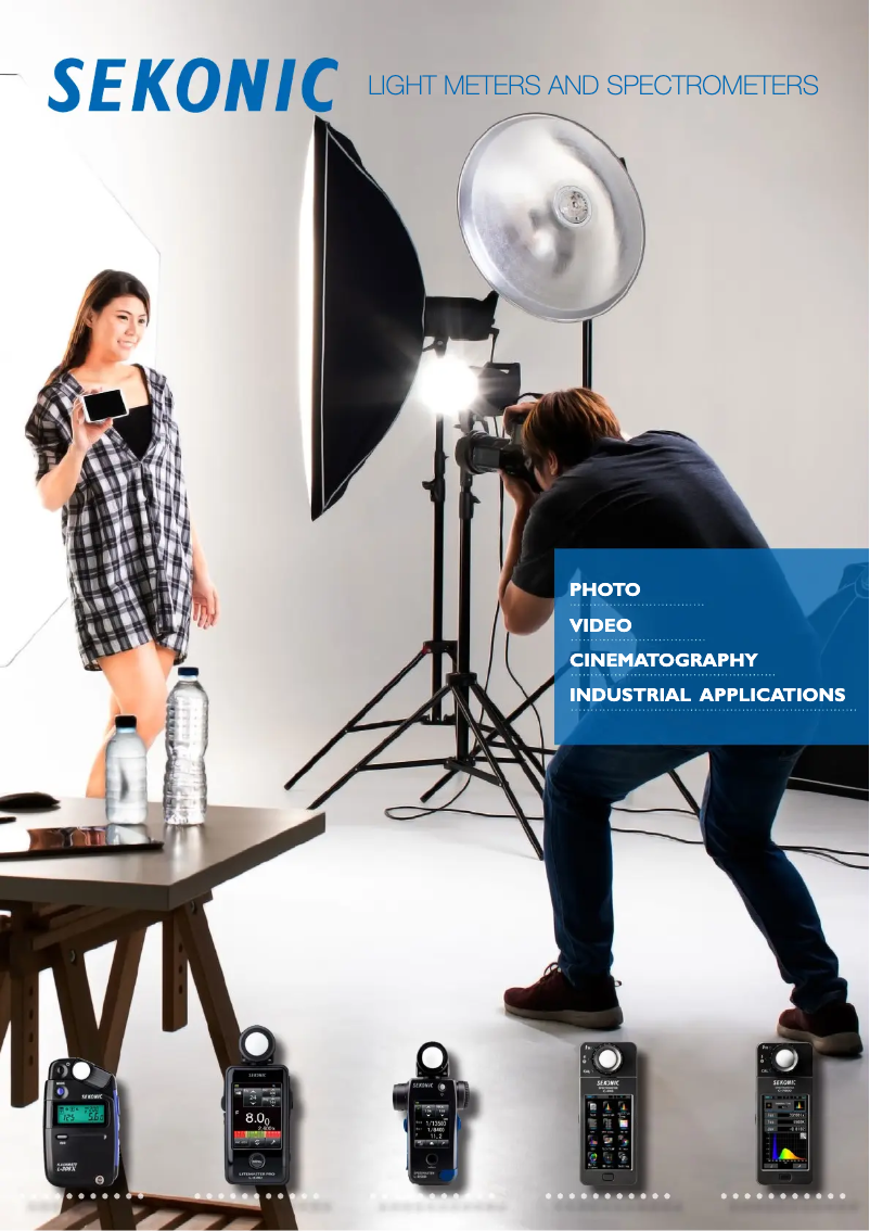 Page 1 de la notice Brochure Sekonic Speedmaster L-858D-U