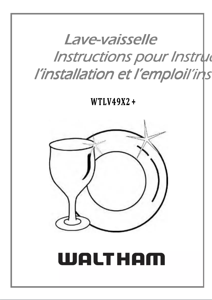 Page 1 de la notice Manuel utilisateur Waltham WTLV 49 X2+