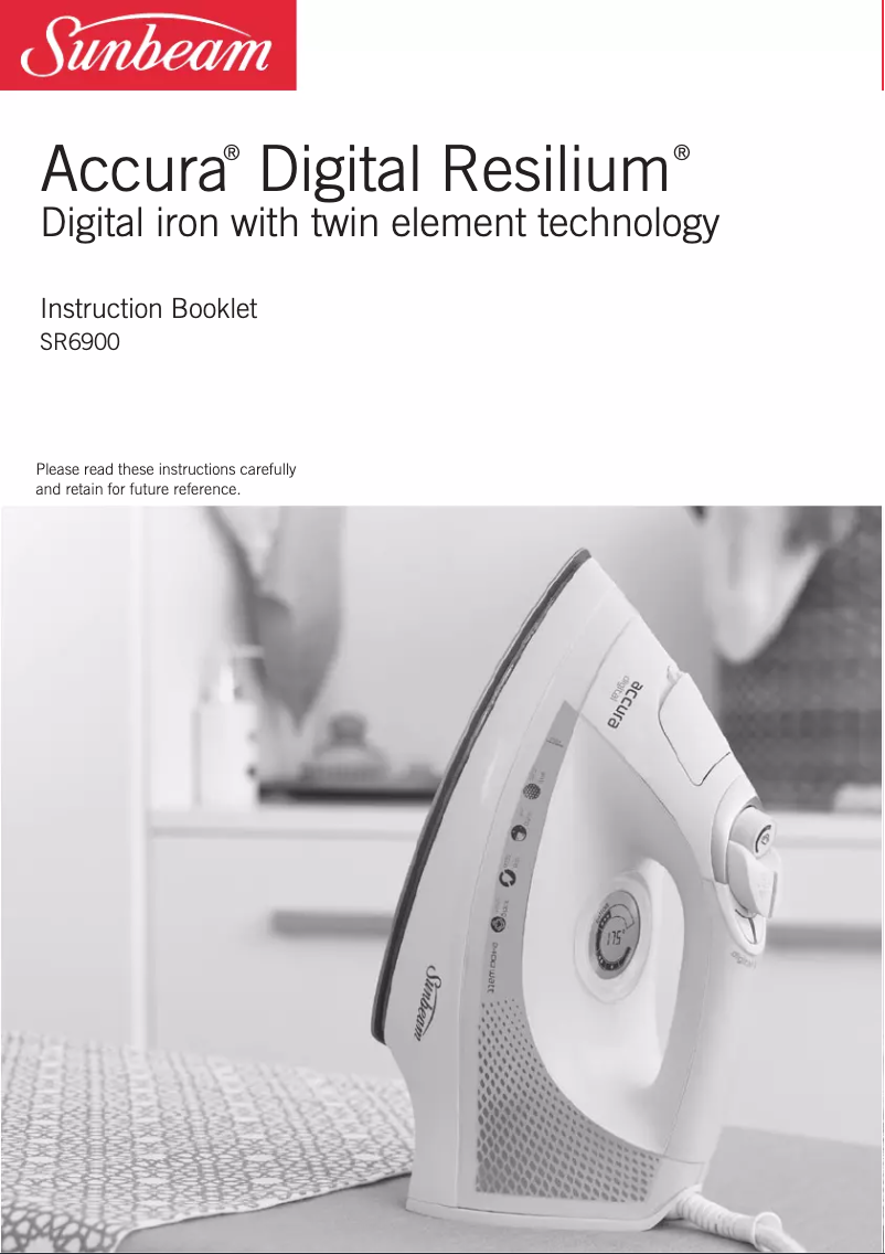 Página 1 del manual Manual de usuario Sunbeam Accura Digital Resilium SR6900