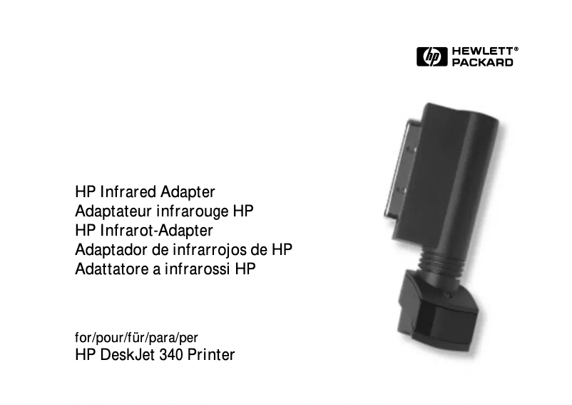 Image de la première page du manuel de l'appareil DeskJet 340