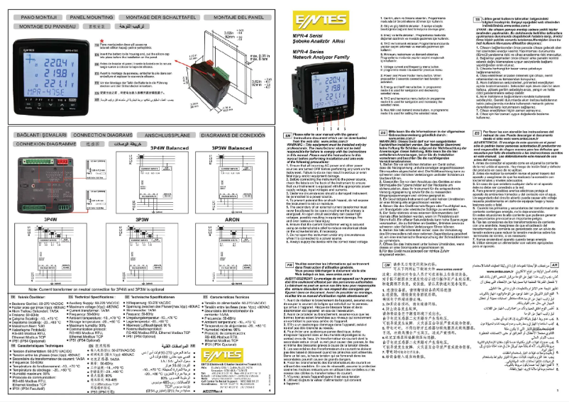 Página 1 del manual Guía de inicio rápido ENTES MPR-47SE-0,5