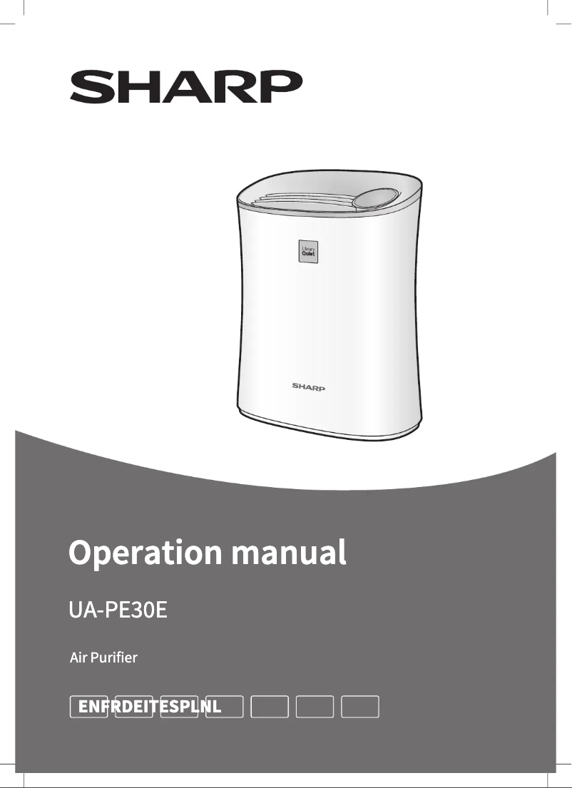 Image de la première page du manuel de l'appareil UA-PE30U