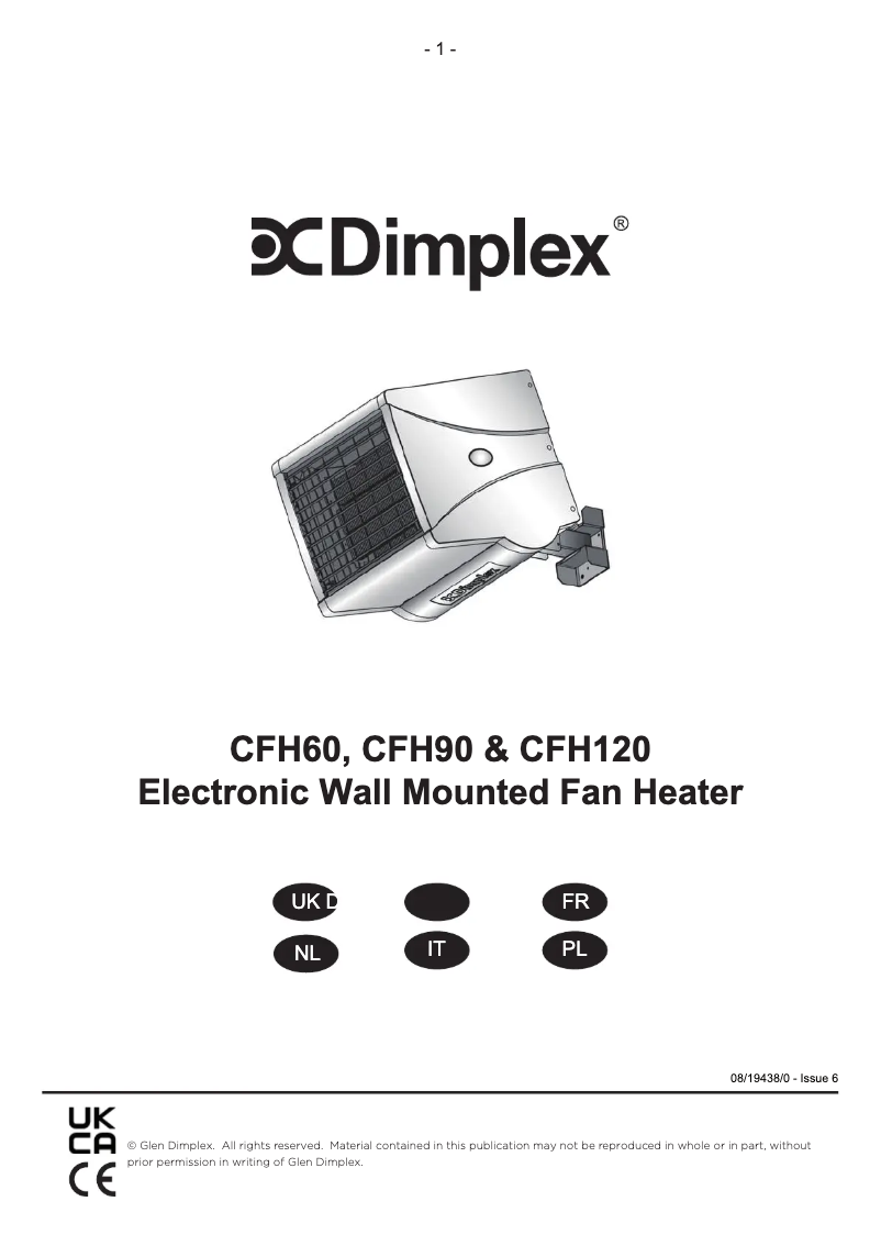 Image de la première page du manuel de l'appareil CFH90
