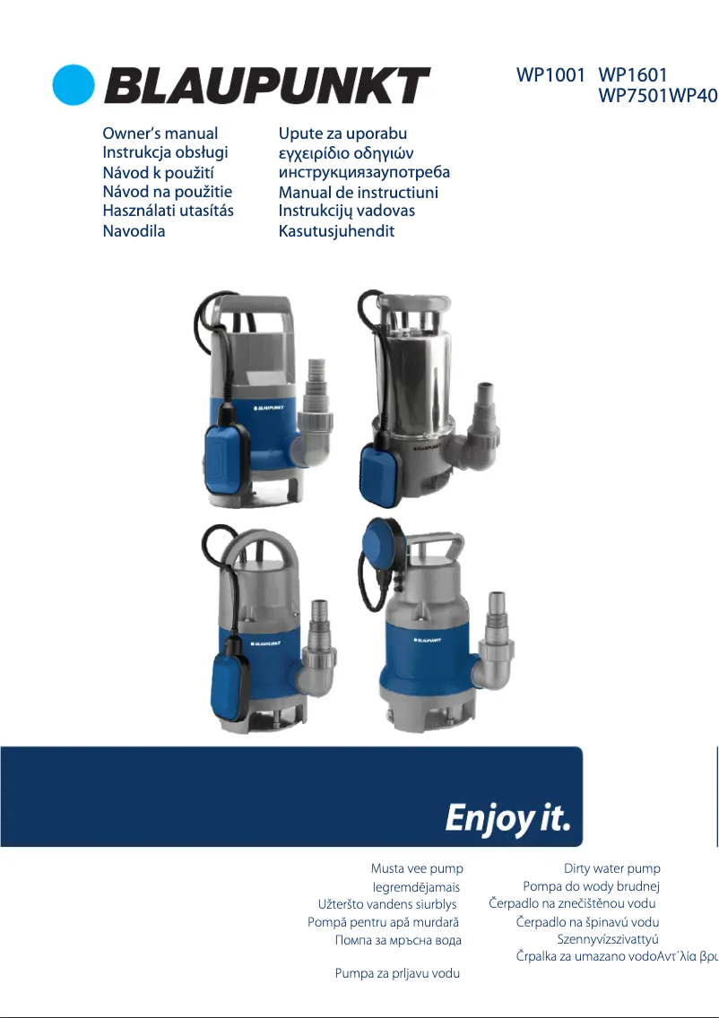 Página 1 del manual Manual de usuario Blaupunkt WP1601