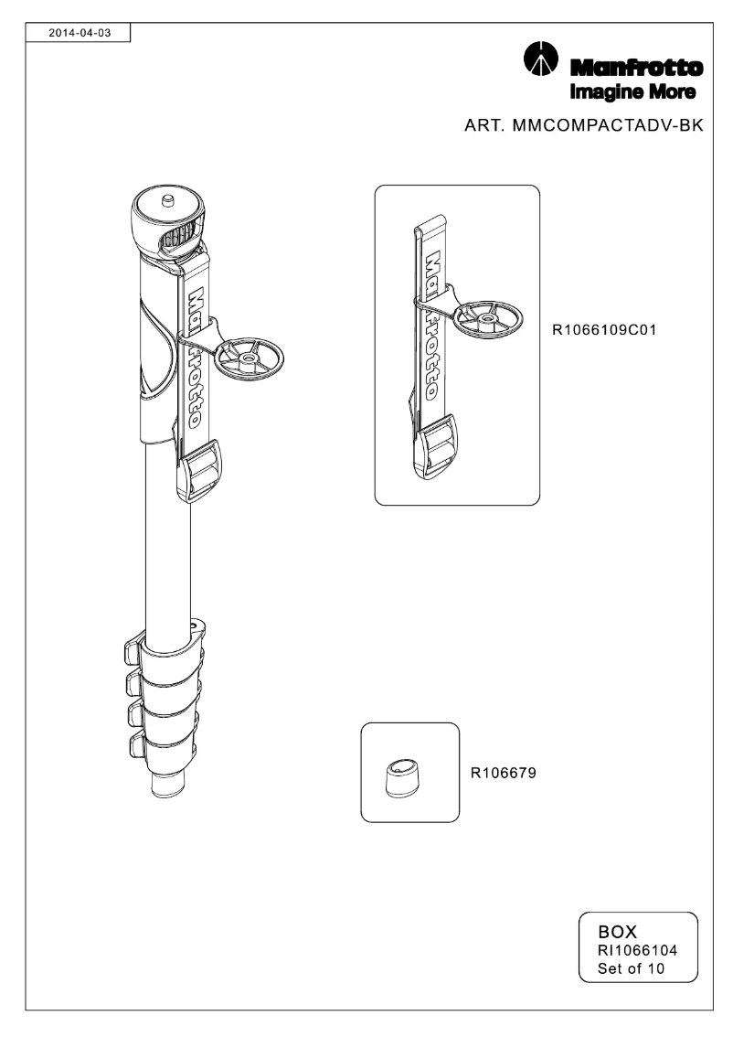 Image de la première page du manuel de l'appareil MMCOMPACT-BK