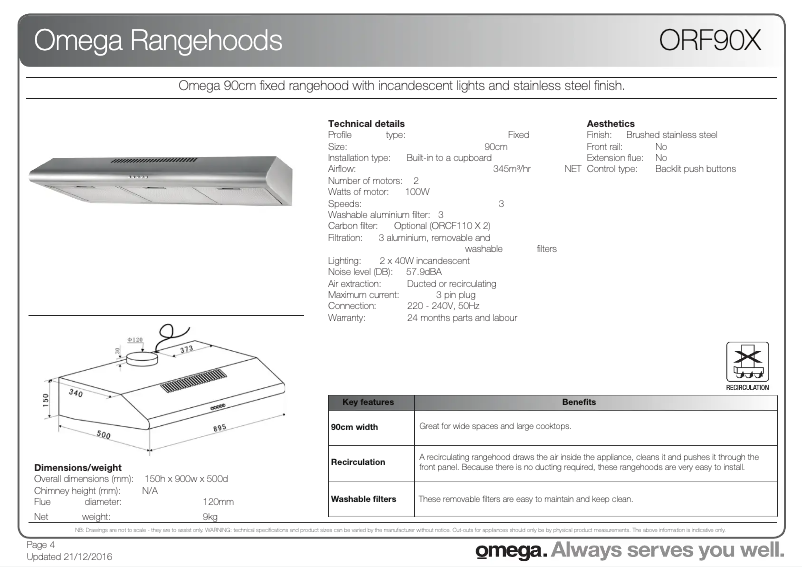 Image de la première page du manuel de l'appareil ORF90X