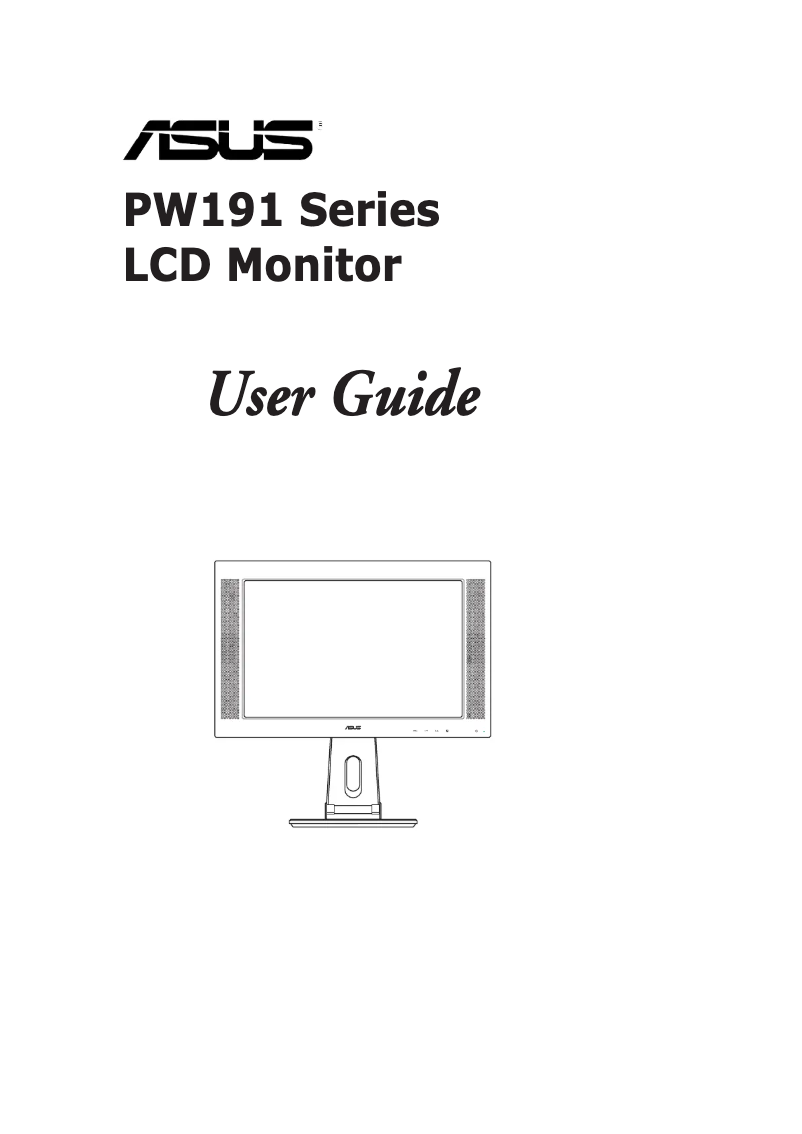 Image de la première page du manuel de l'appareil PW191