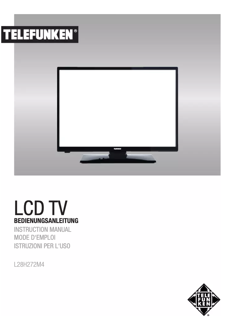 Image de la première page du manuel de l'appareil L28H272M4