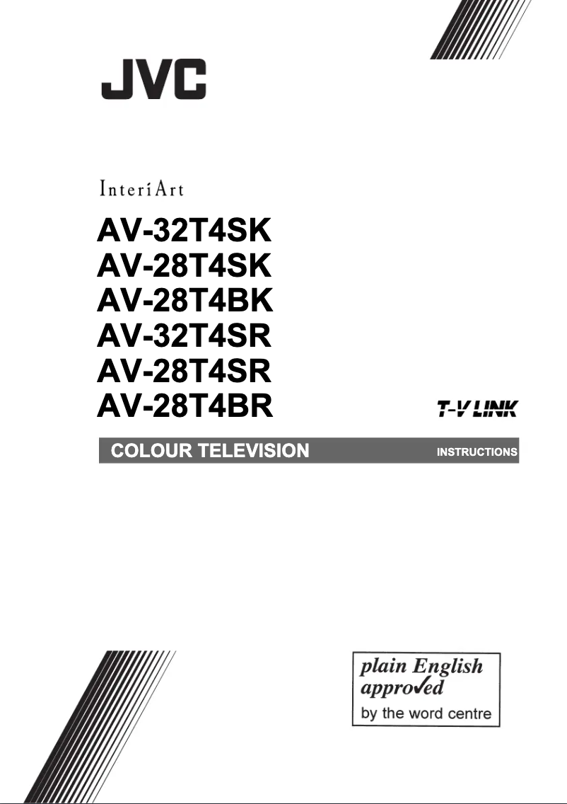 Image de la première page du manuel de l'appareil AV-28T4