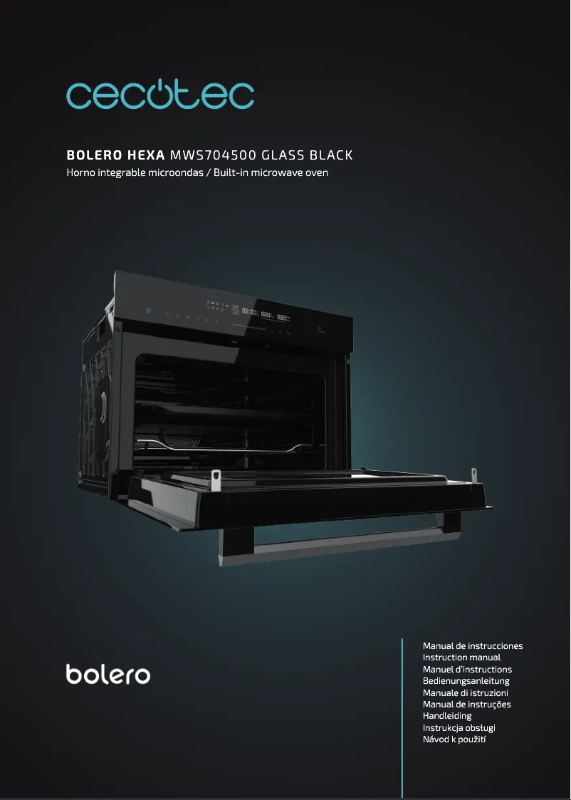 Page n°1 - Manuel utilisateur Cecotec Bolero Hexa MWS704500