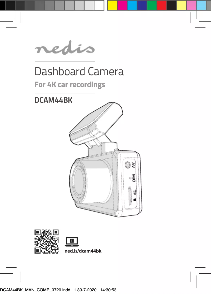 Page 1 de la notice Manuel utilisateur Nedis DCAM44BK
