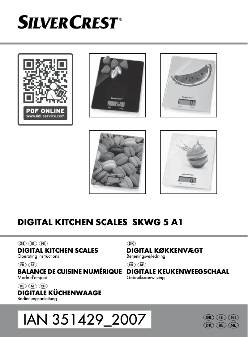 Image de la première page du manuel de l'appareil SKWG 5 A1