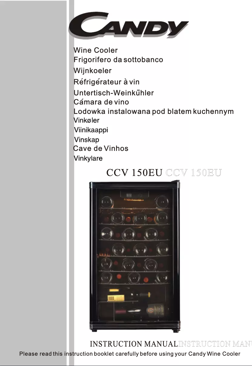 Image de la première page du manuel de l'appareil CCV 150 ARG