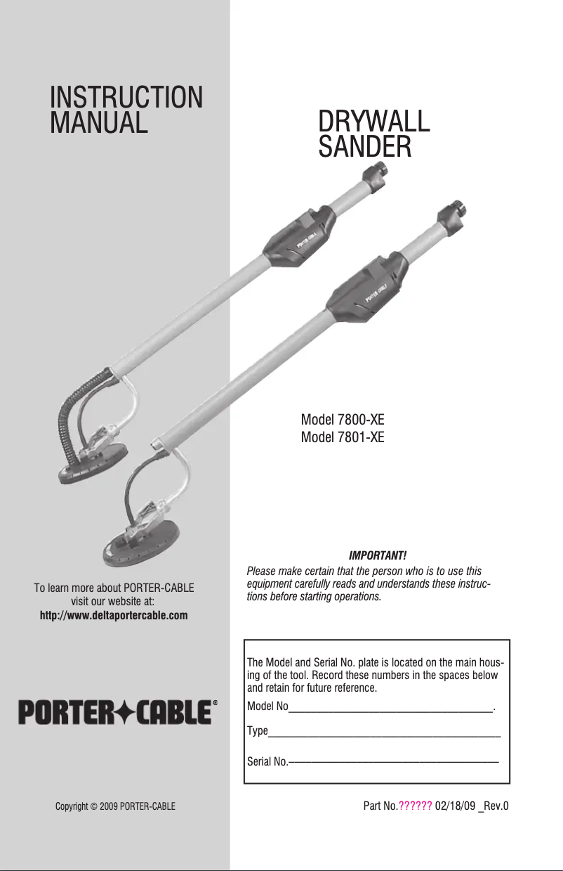 Page n°1 - Manuel utilisateur Black & Decker 7800