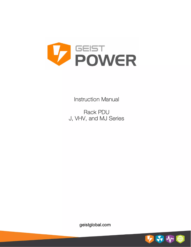 Página 1 del manual Manual de usuario Geist JRN062-102D20TL5