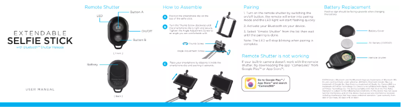 Page 1 de la notice Manuel utilisateur Ematic ESST304