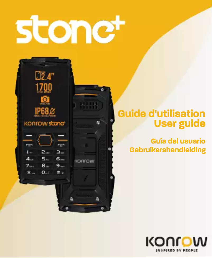 Page n°1 - Manuel utilisateur Konrow Stone Plus