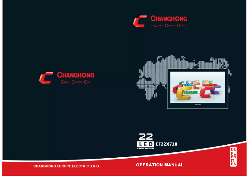 Page n°1 - Manuel utilisateur Changhong EF22X718