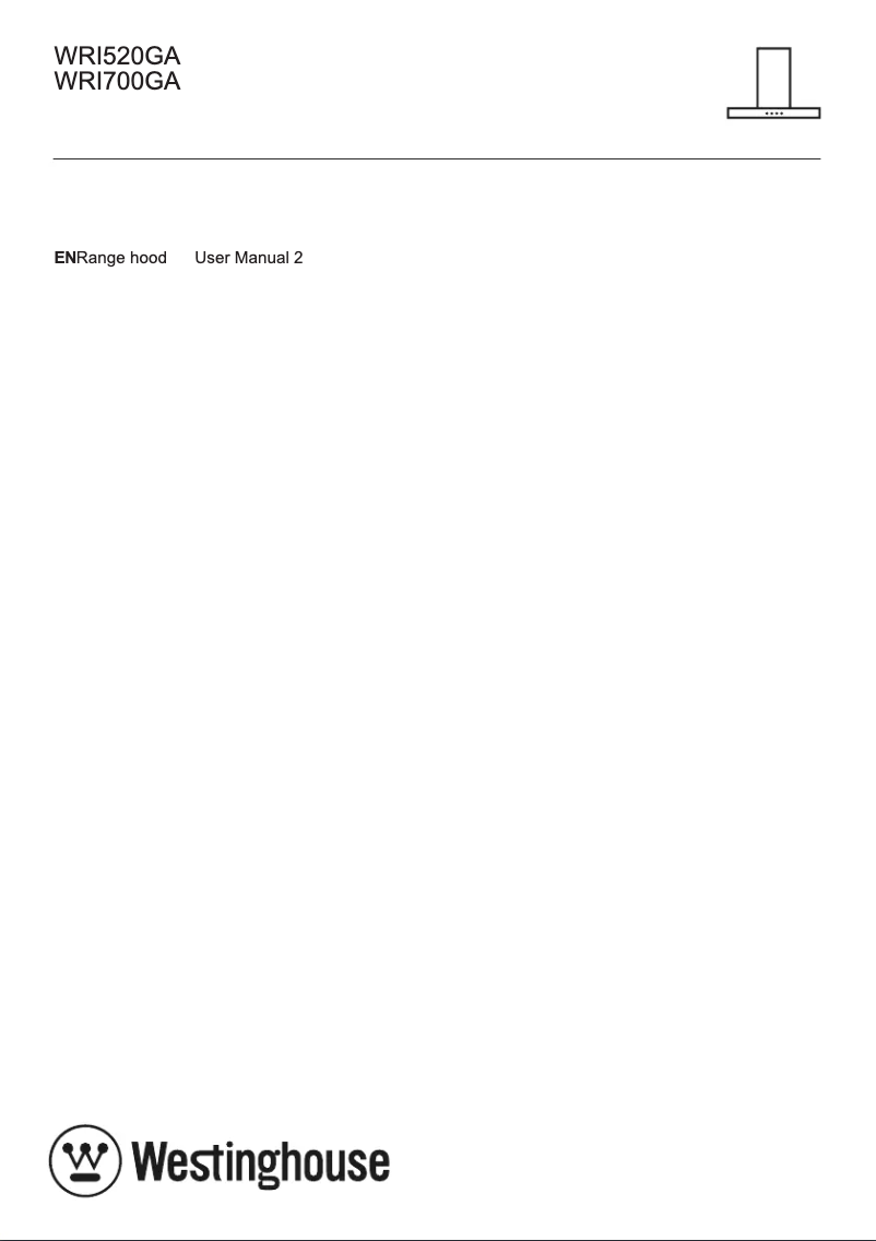 Page 1 de la notice Manuel utilisateur Westinghouse WRI520GA