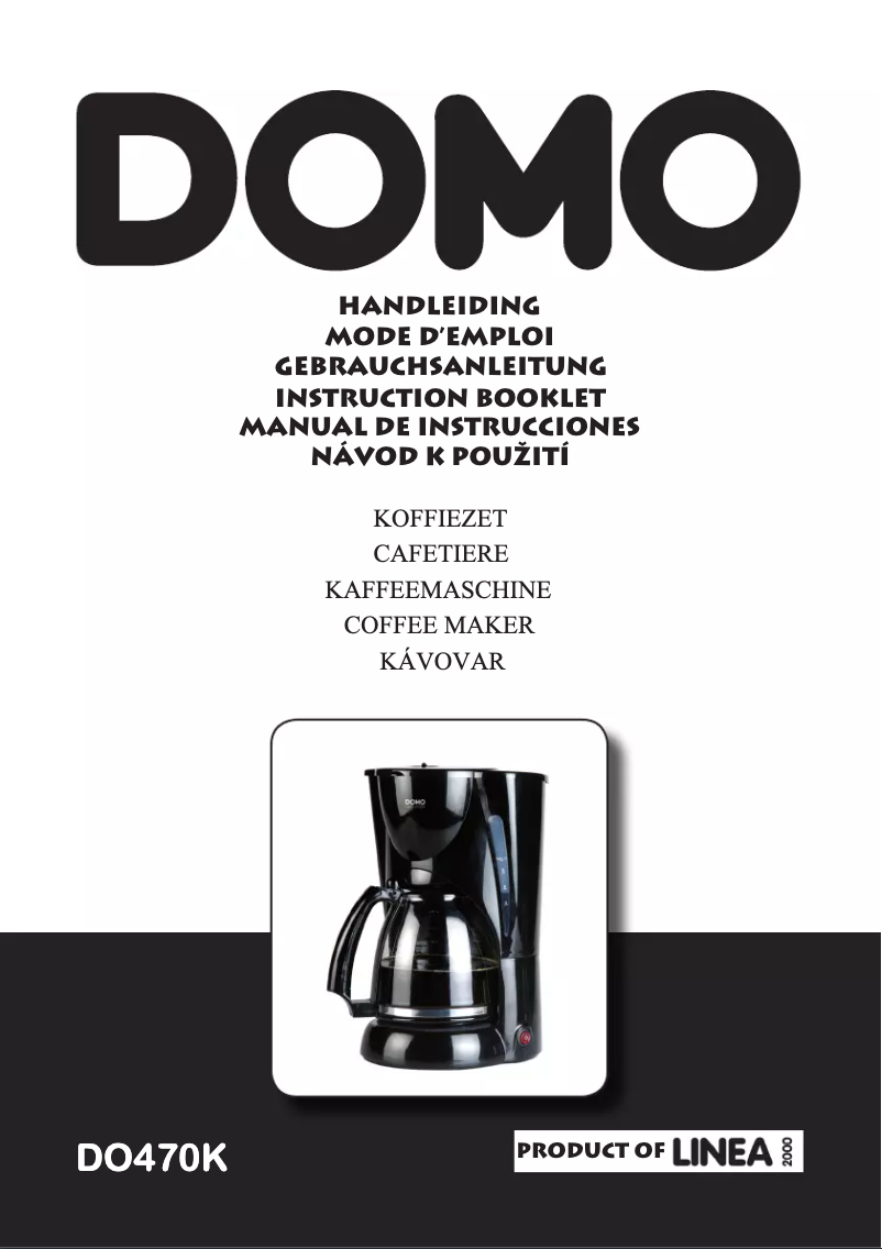 Image de la première page du manuel de l'appareil DO470K