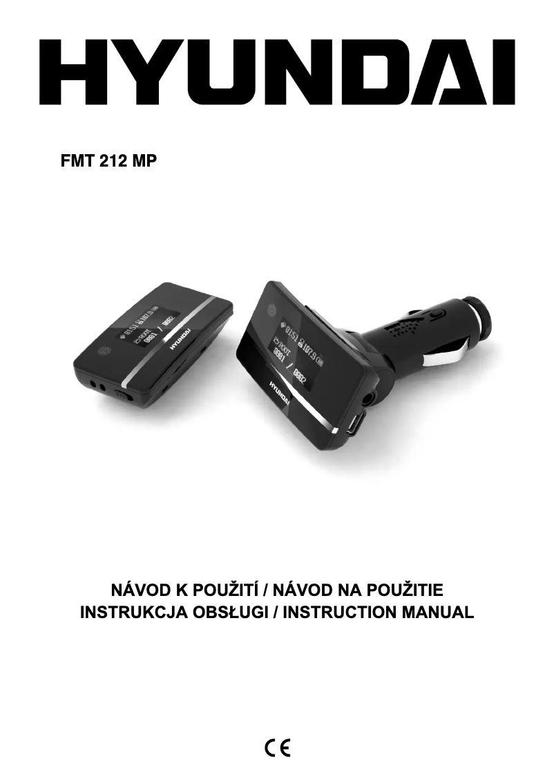 Image de la première page du manuel de l'appareil FMT 212 MP