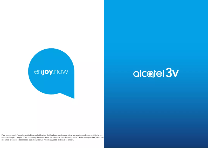 Page n°1 - Manuel utilisateur Alcatel 3V