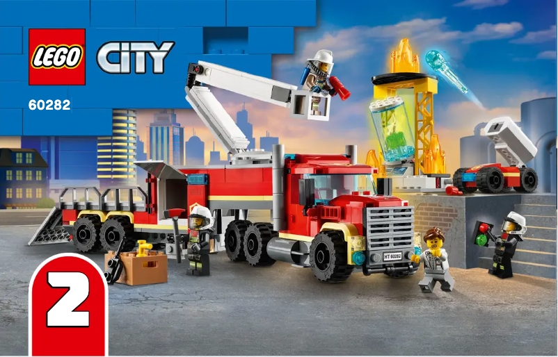 Page 1 de la notice Consignes visuelles Lego City 60282