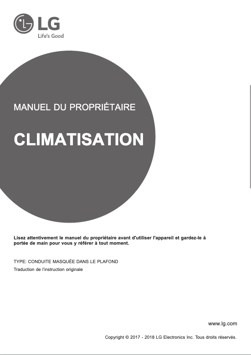 Page n°1 - Manuel utilisateur LG UB60