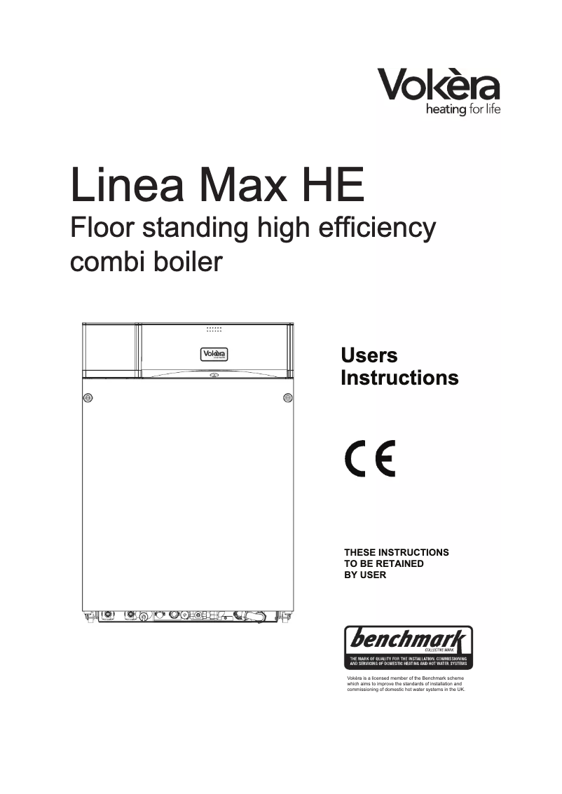 Image de la première page du manuel de l'appareil Linea Max HE