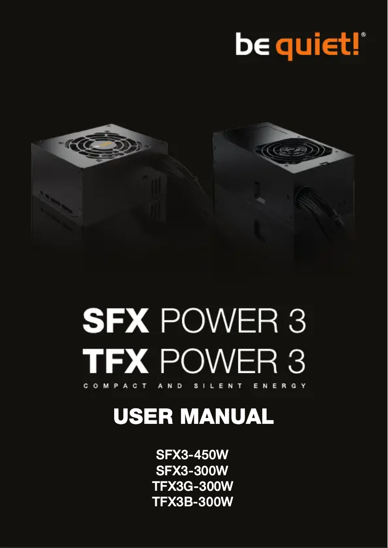 Image de la première page du manuel de l'appareil SFX Power 3